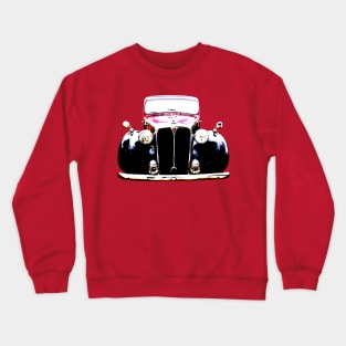 Rover P3 1940s classic car high contrast Crewneck Sweatshirt